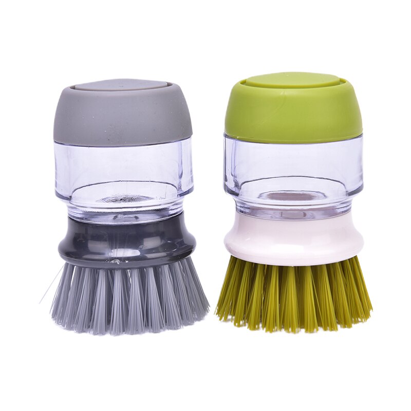 1 Limpieza de PC cepillos plato lavado herramienta dispensador de jabón recargable sartenes tazas cuenco para el pan depurador utensilios de cocina Accesorios