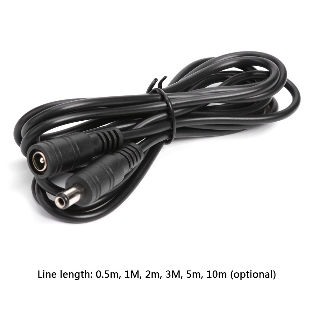1Mm Mannelijke Vrouwelijke Power Verlengkabel 5.5x2. Draagbare Huishoudelijke Muziek Audio Decoratie Voor Thuis Cctv Camera Led Strip
