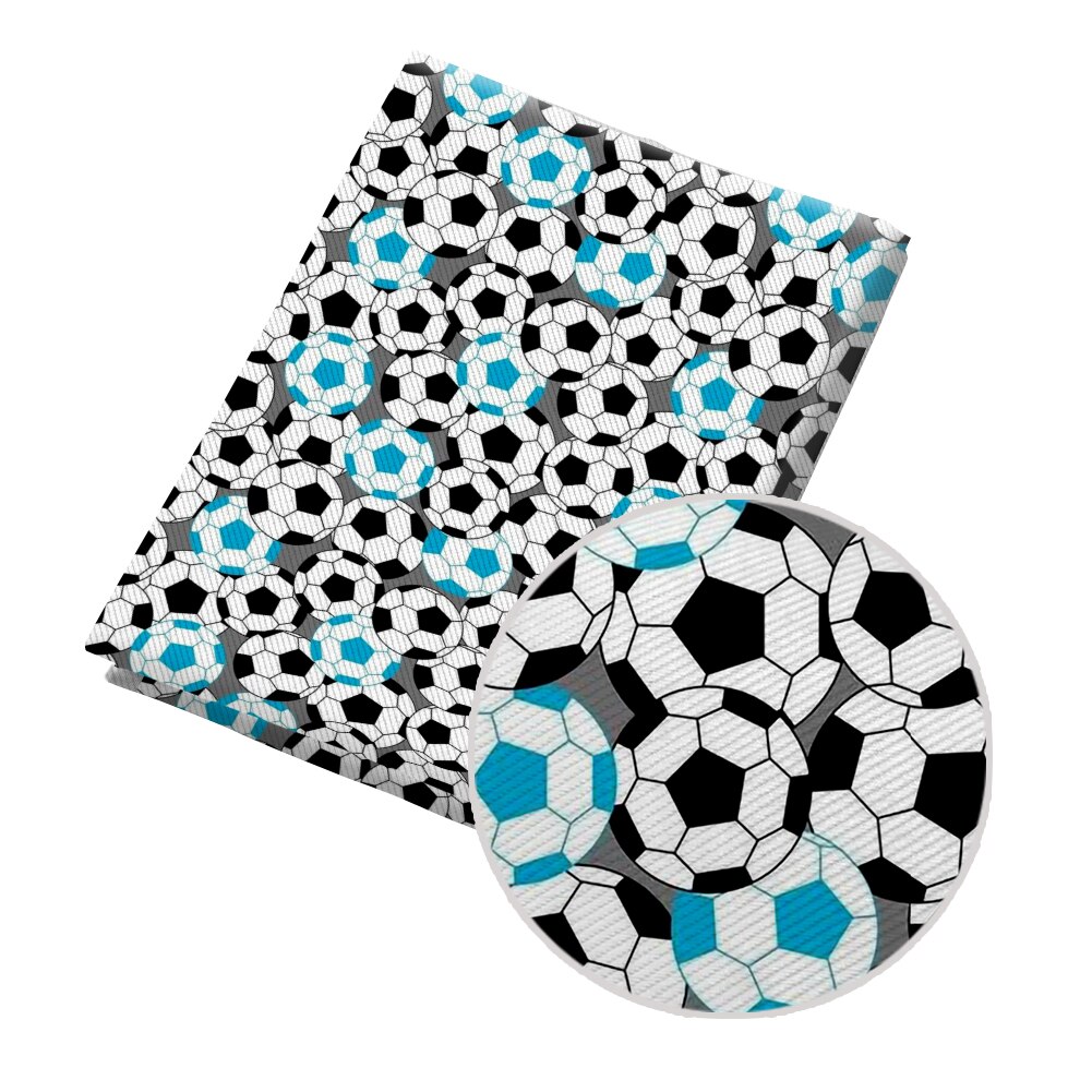 Twill Printed Sports Football Pattern DIY Twill Fabric Kids Sewing Patchwork Cloth Sheet 50*145cm: PL1099
