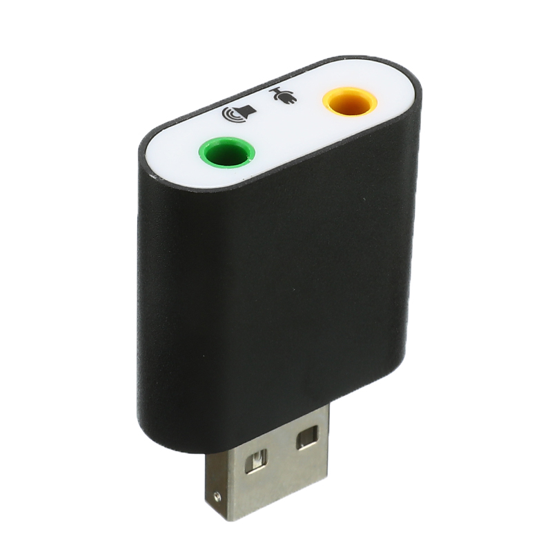Mini Externe USB 2.0 7,1 CH Virtual Audio Soundkarte Adapter Converter für Notebook Audio Soundkarte Adpater 1 stücke