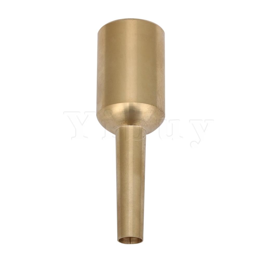 Yibuy 1.5c messing trompet dele begynder trompet praksis mundstykke 27 x 88mm