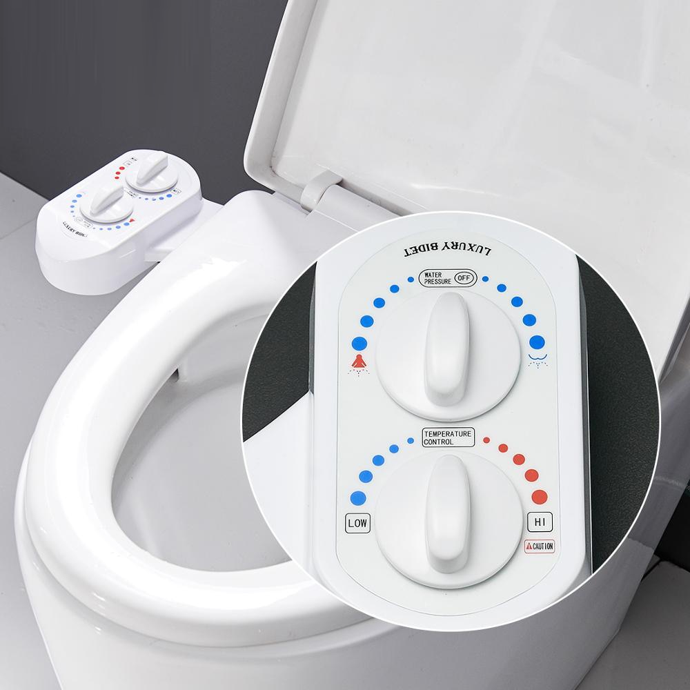 Warm/Koud Water Controleerbaar Niet-elektrische Bidet Toilet Seat Zelfreinigende Bidet Nozzle-Verse Water Bidet spuit Mechanische