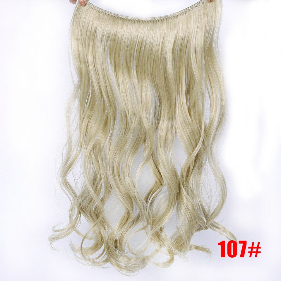 Extensiones de pelo Natural liso WERD, extensiones de pelo Artificial de fibra química de alta temperatura, pelo grande ondulado: T1B / 350