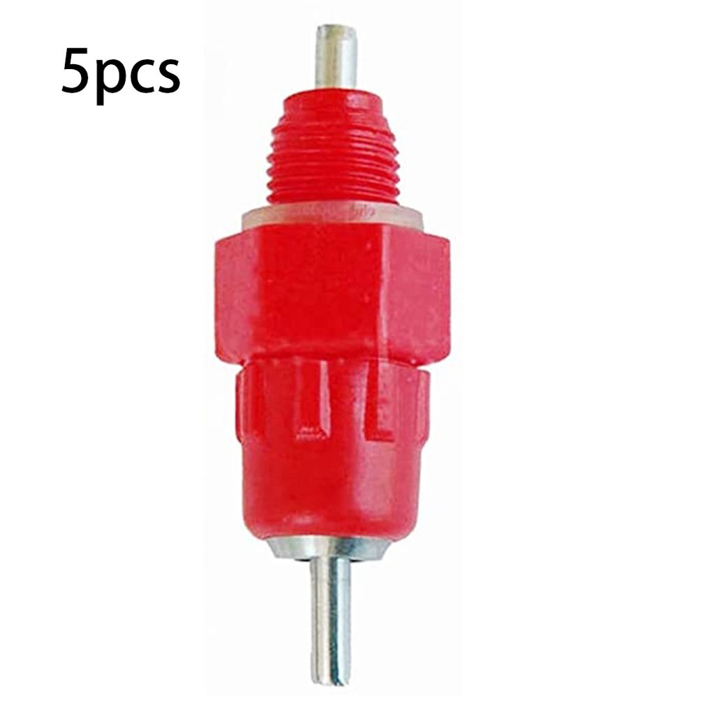 5 stuks drinkbak voor kippen, drinknippels voor pluimvee, waterdispenser met stootverbinding, automatisch water geven