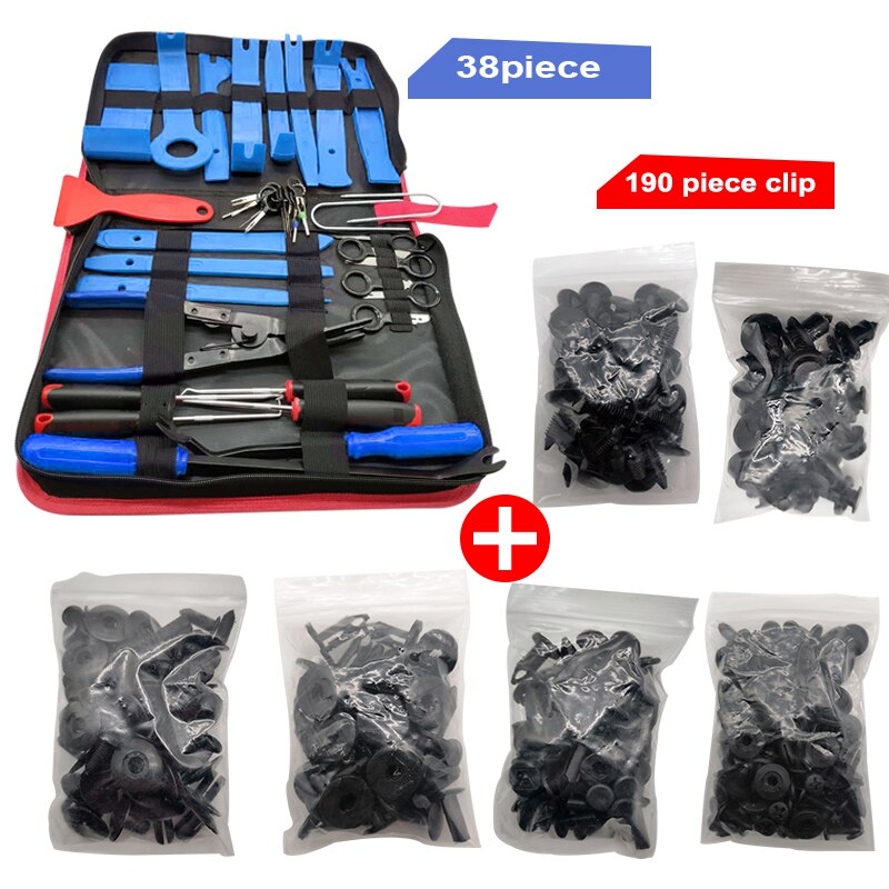 Garage Gereedschap Auto Interieur Demontage Tool Auto Deur Panel Trim Removal Puller Kit Plastic Messen Voor Interieur Reparatie
