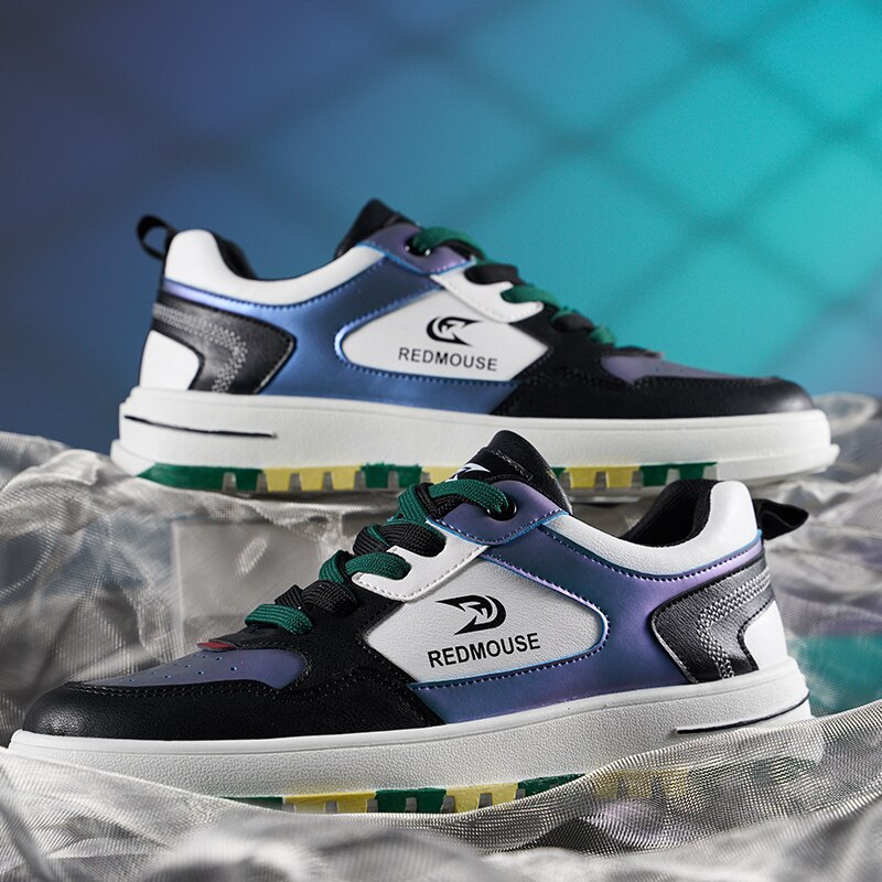 Zapatos informales de cuero Artificial para hombre, zapatillas ligeras informales, transpirables, para primavera, 2022