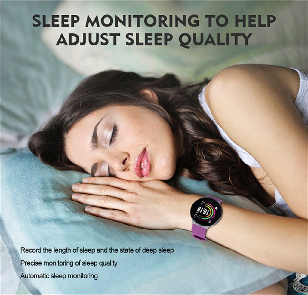 D19 Bt 4,0 Clever Uhr Schlaf Überwachung Fitness Tracker-wasserdicht Armbinde Смарт Часы Reloj Inteligente Relogio Masculino