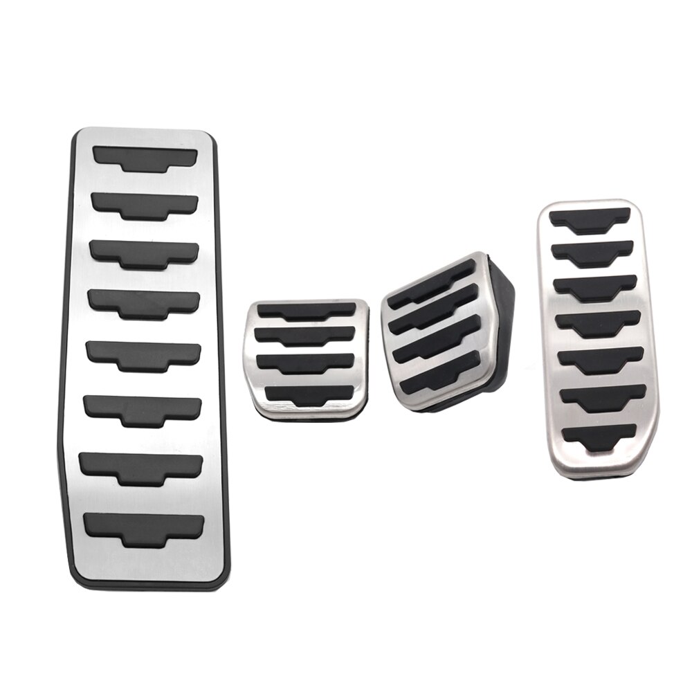Auto Rust Rem Accelerator Brandstof Gas Pedaal Cover Pad Foot Rest Voor Land Rover Range Rover Evoque -: Full 4 PCS MT