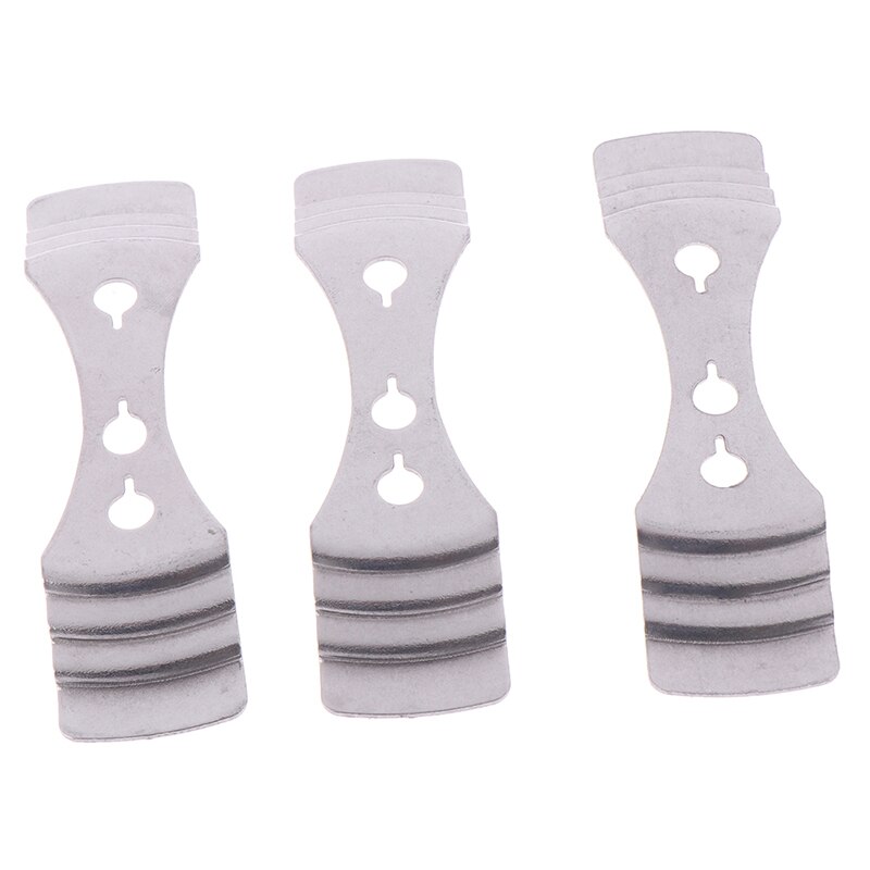 3 stuks metalen kaarsenlont centreerapparaten met drie gaten voor het maken van kaarsen, kaarsenhouder, handgemaakte accessoire