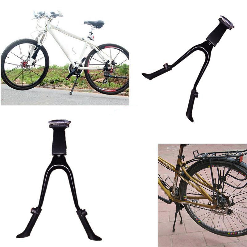 Double Leg Mtb Bicycle Bike Kickstand Parking Rack Mountain Bike Black Support Side Kick Stand Foot Brace