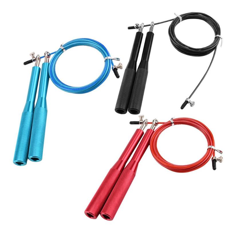 3M Jump Rope Ultra-Speed Springtouw Staaldraad Skipping Gym Fitness Verstelbare Snelle Voor Boxing Gym Fitness training Speed