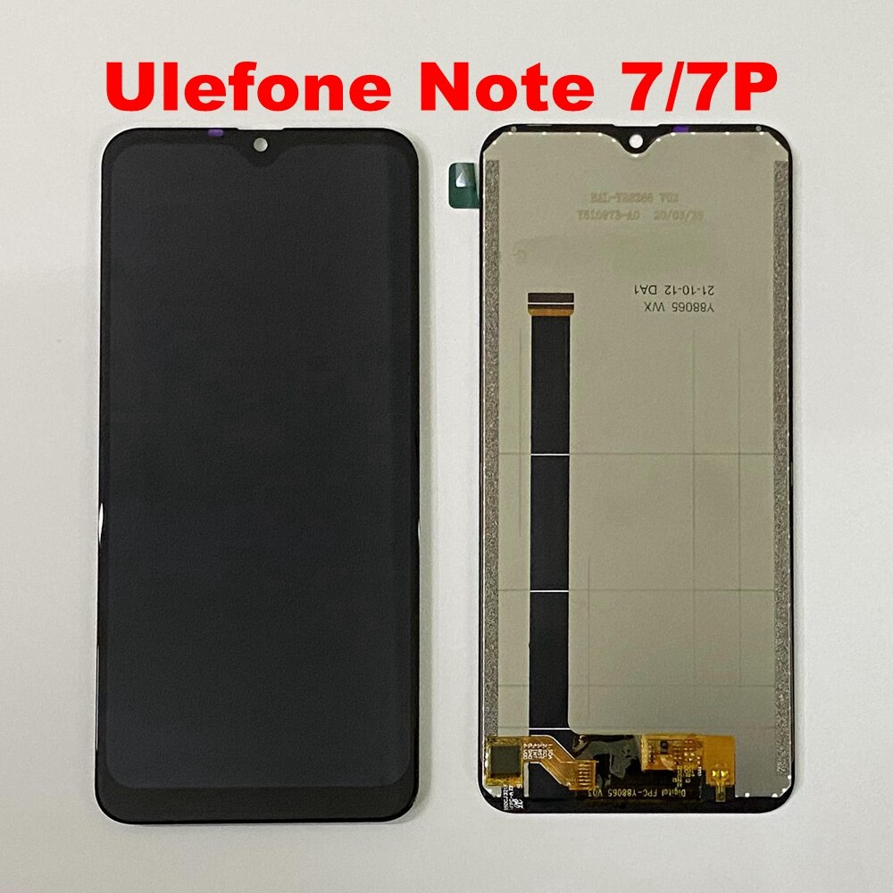 Ulefone note 7p :lle lcd-näytön kosketusnäytön digitoija ulefone  s11 -näytölle lcd-näytölle ulefone note 11p note 8p :lle lcd ulefone note 9p