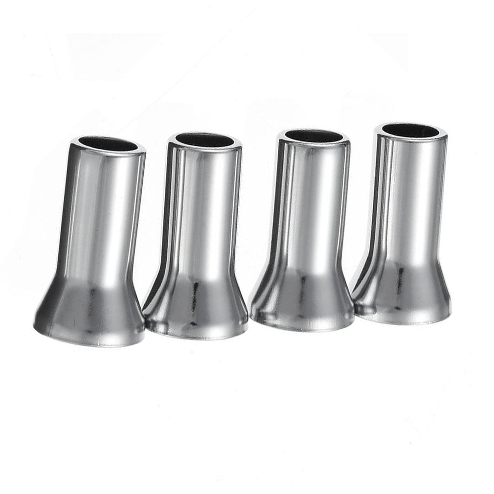 4PCS/Lot Chrome Alloy Plastic Caps Universal Silver Wheel Tyre Valve Caps Stem Dust Cover Airtight Cover