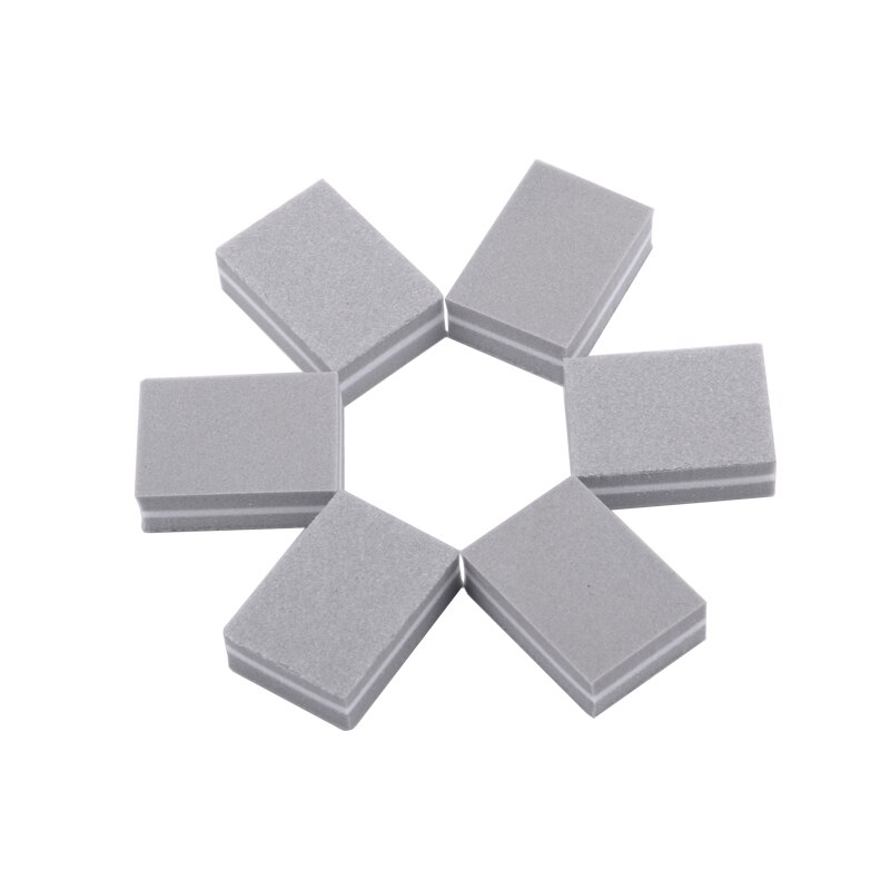 20pcs/lot Sanding Block Nail File Gray Mini Sponge Nail Polish Files Pedicure Manicure Nail Accessories Tools
