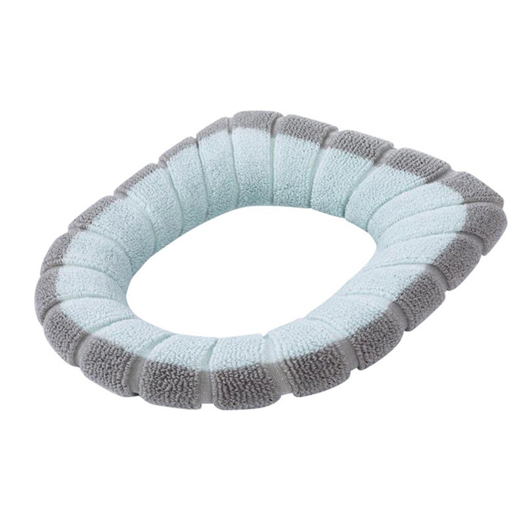 Bathroom Toilet Seat Closestool cushion Washable Soft Warmer Mat Cover Pad Cushion Toilet Seat Closestool Cover cushion: 1