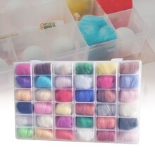 10/15/24/36 DIY Mixed Colors Needle Felting Wool Felting Tools Handmade Felt Needle Felting Craft Fabric Handcraft Accessories