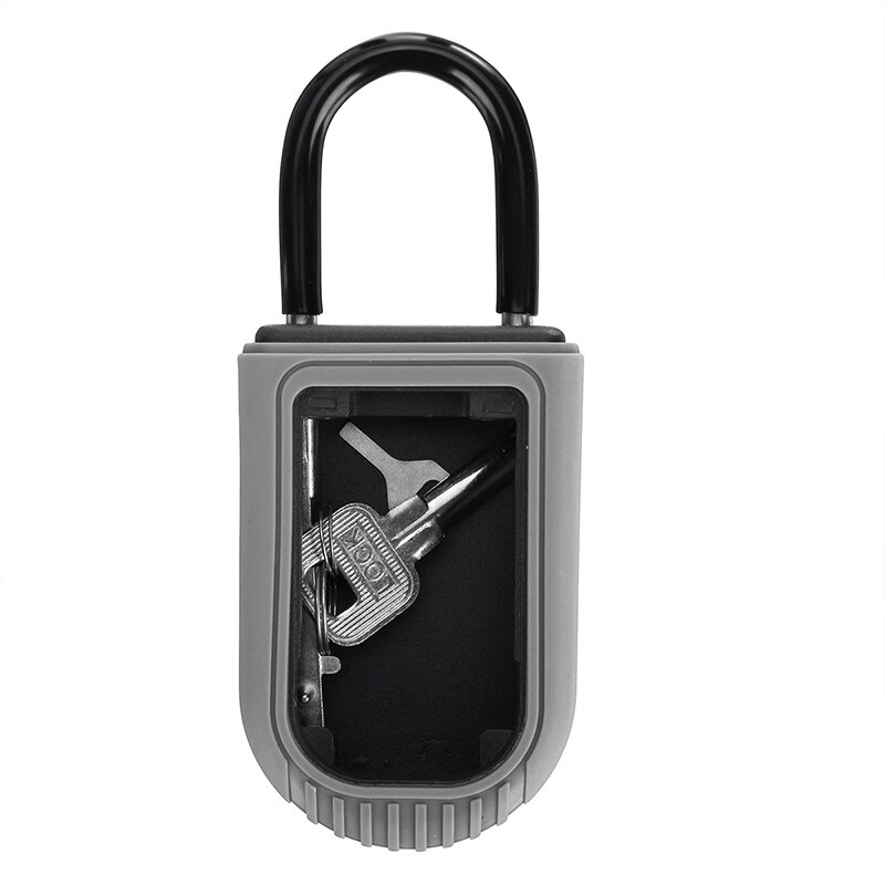 Key Lock Box Padlock Keys Safe Storage Security Combination Lock Box with 4 Digit Combination Password Home Outdoor Security