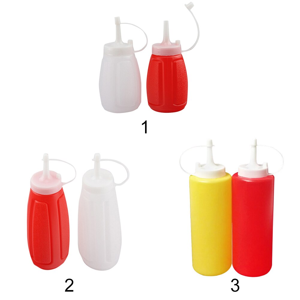 2Pcs Bake Fles Cruet Keuken Benodigdheden Restaurant Plastic Pompoen