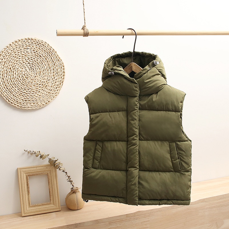 Autumn Winter Children Down Vest 1-8Y Boys Solid Waistcoats Coats Toddler Outerwear Tops For Kids Clothes