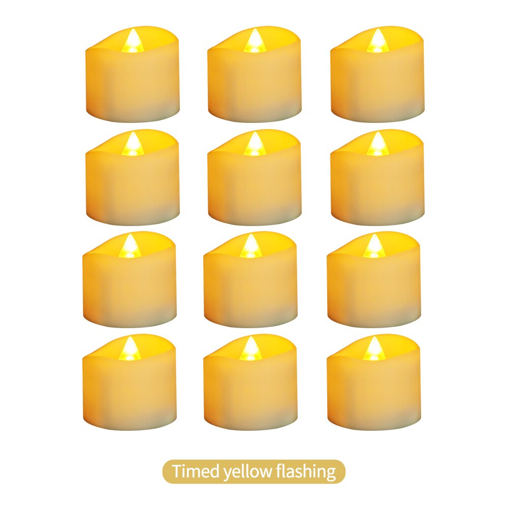 LED rechargeable candle flashing tea light dinner party candlestick wedding Christmas candles home decoration anniversaire