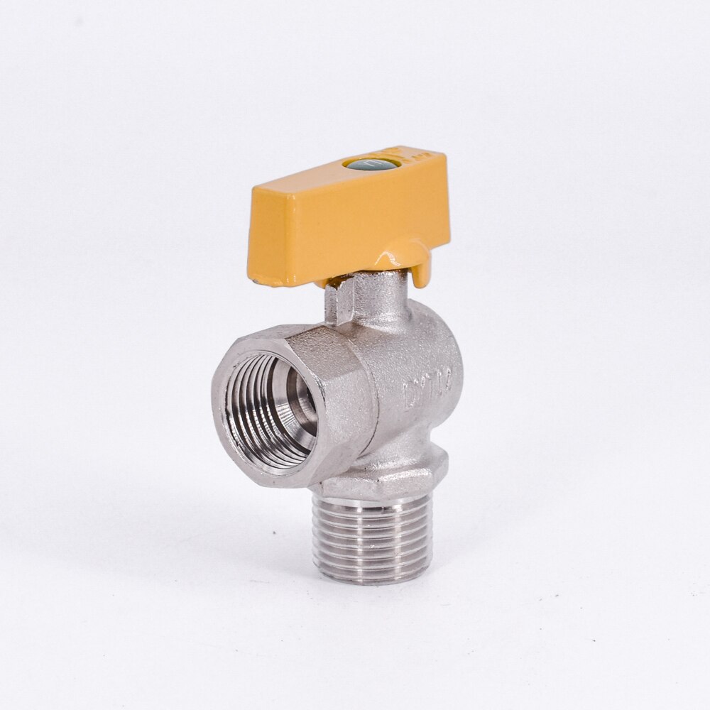 Robinet à boisseau sphérique coudé mâle 1/2 " bsp 90 degrés pour eau, gaz, huile