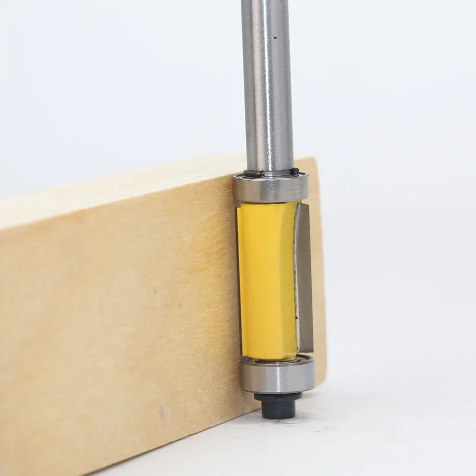 1PC 8MM Schacht Frees Houtsnijwerk Flush Trim Router Bit Top & Bottom Lager Houtbewerking Tool houtbewerking Frezen
