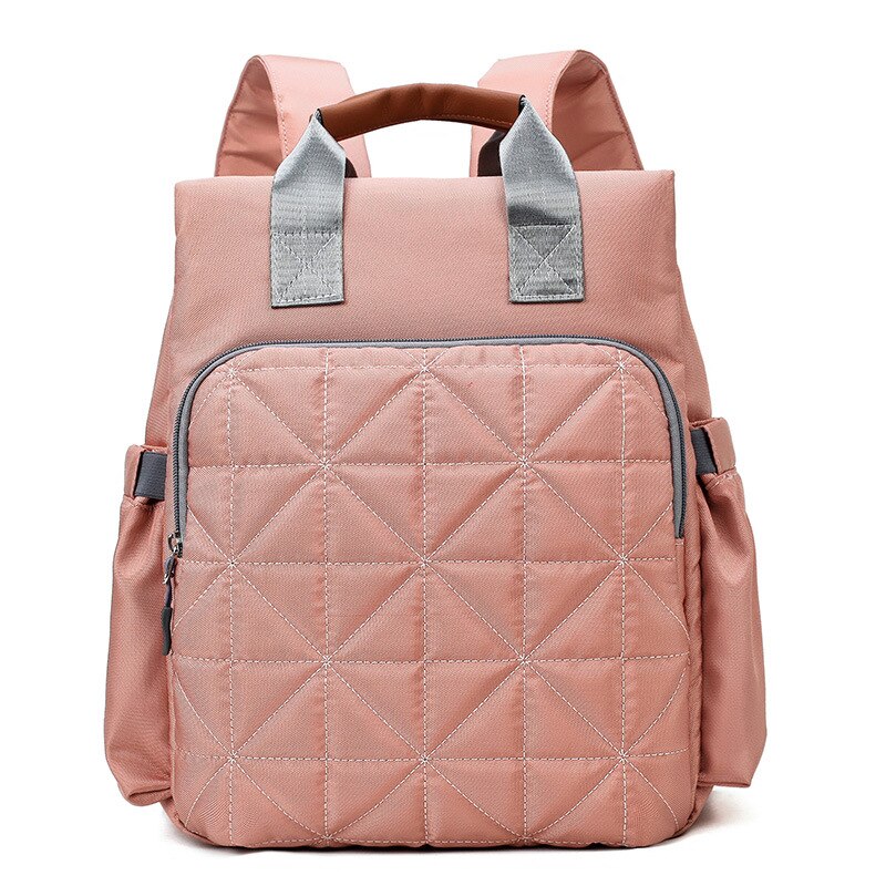 Diaper Bag Multi-functional Nursing Large-Volume Backpack Pregnant Women Maternity Package Feeding Bottle MOTHER'S Bag Mixed Col: Sweet Powder