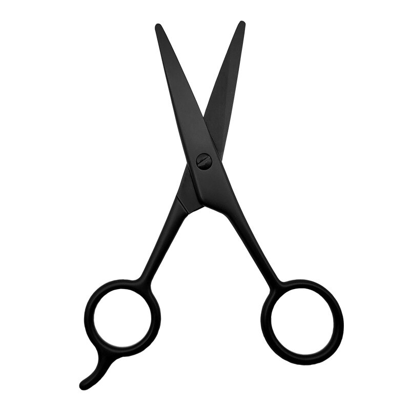 Tijeras de maquillaje profesionales para mujer, tijeras de corte afilado de 12cm, tijeras de peluquería, 1 pieza: Negro