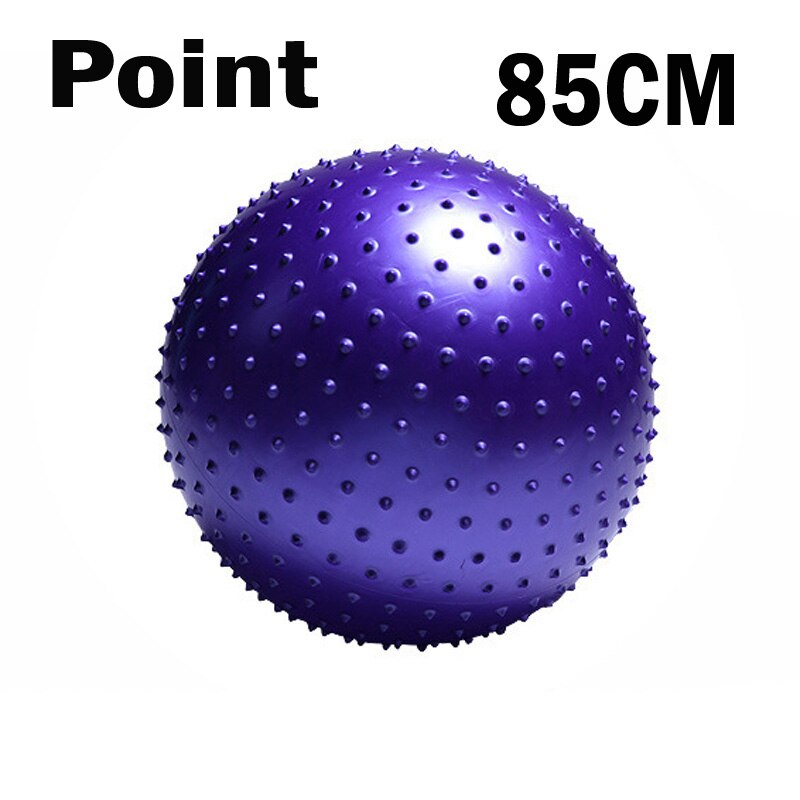 Sports Yoga Balls Point Fitness Gym Balance Fitball Exercise Pilates Workout Barbed Massage Ball 55cm 65cm 75cm 85cm: 85CM Purple