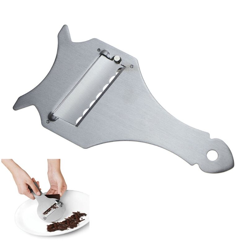 Osthøvl chokoladeskærer justerbar rustfrit stål ost trøffelblad barbermaskine køkkenbar forsyninger