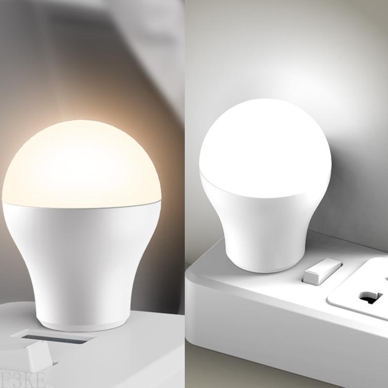 F3KE USB LED Night Light Eye for Protection Lesen leichter Computer Mobile Power Charg