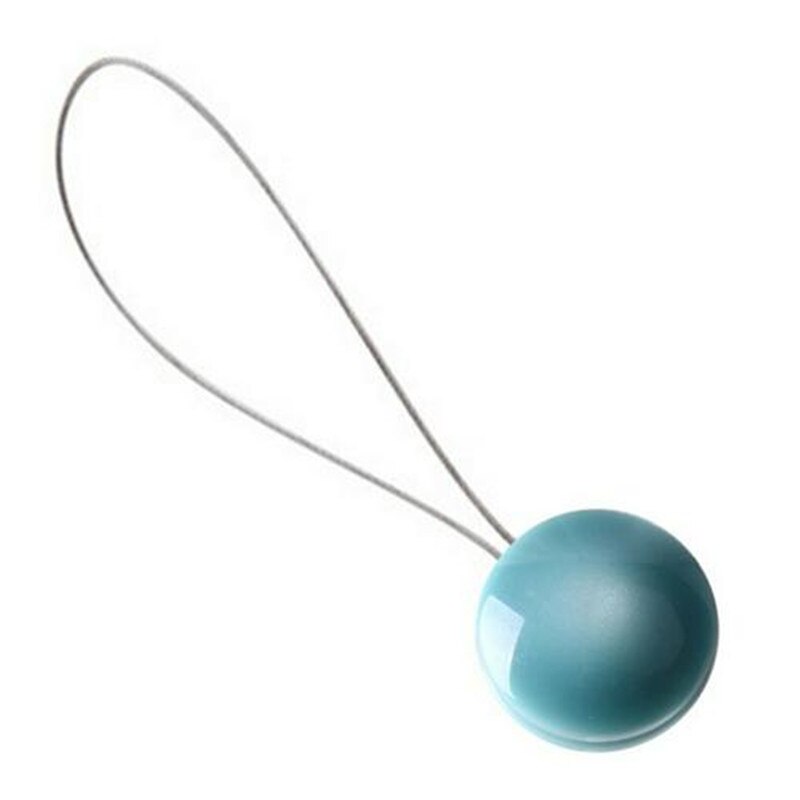Gardinhållare enkel cat-eye resin magnet gardin spännen hem tieback europeisk rund form fönster gardiner tillbehör: Blå