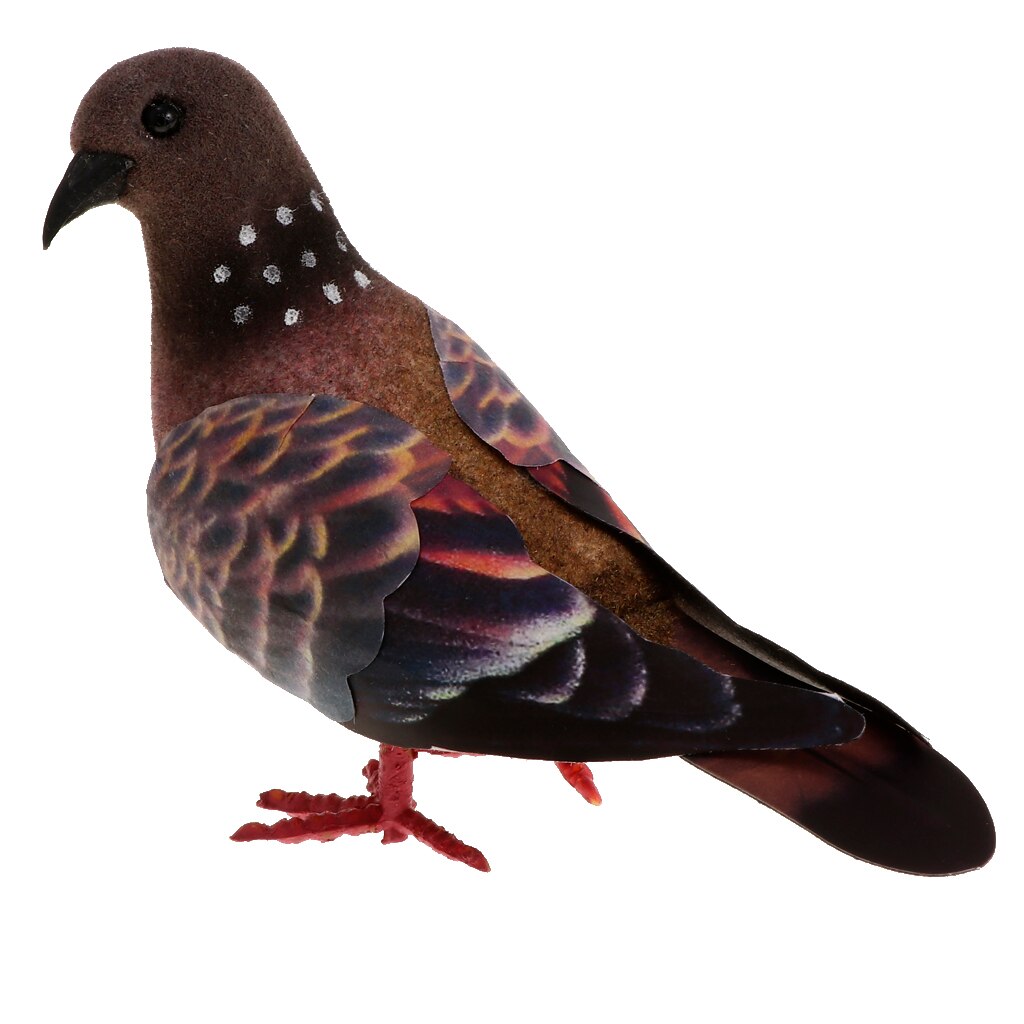 Artificial Foam Multi-color Doves Decorative Ornament Bird Decor Toy