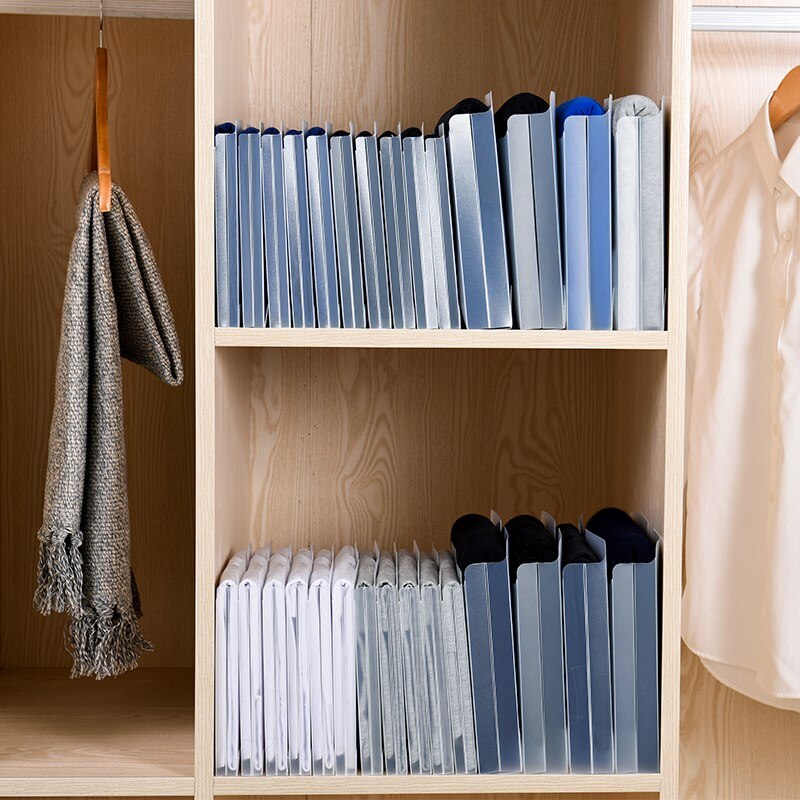 Closet Lazy Folding Board Multi-function Folder Space Saving Wardrobe Storage Dust-proof Storage Boxes For Home Travel