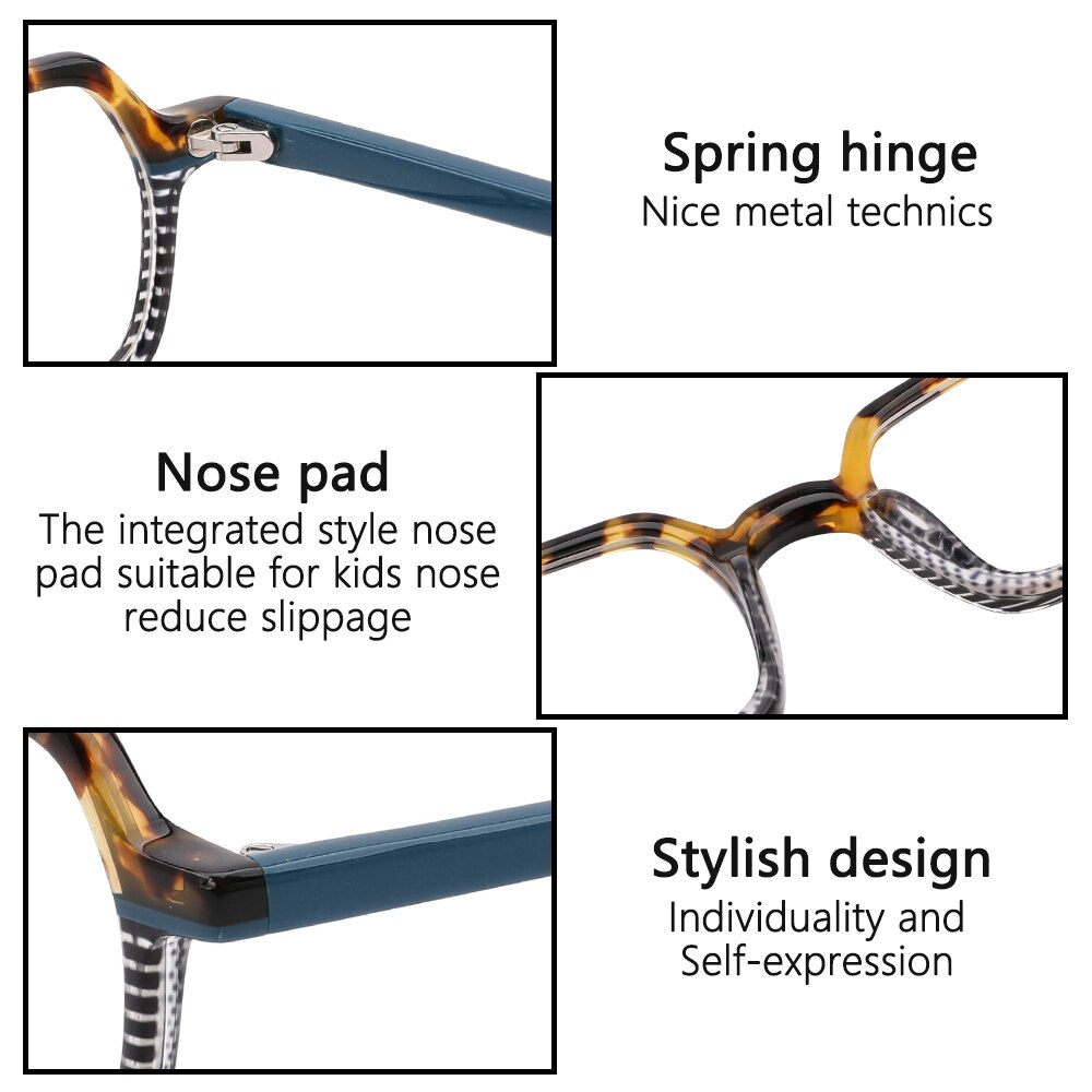 COOL KIDS Eyeglass Frame Optical Child Glass Frame amber Boy Girl Myopia/Reading Glasses Frame Kids Prescription Glasses Frames