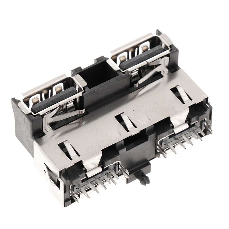 Dual usb socket port connector moudle ersättning för sony playstation 4 ps4 1200