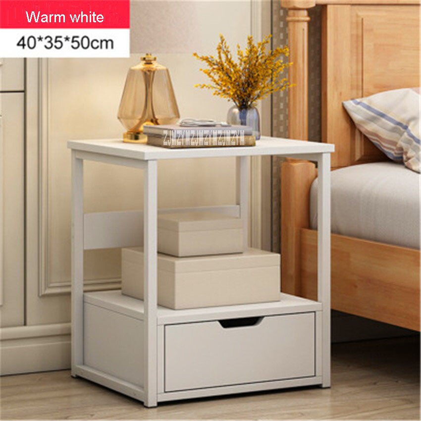 P50A Nordic Simple And Modern Bedside Table Storage Locker Home Bedroom Multifunctional Bedside Storage Locker Simple Cabinet