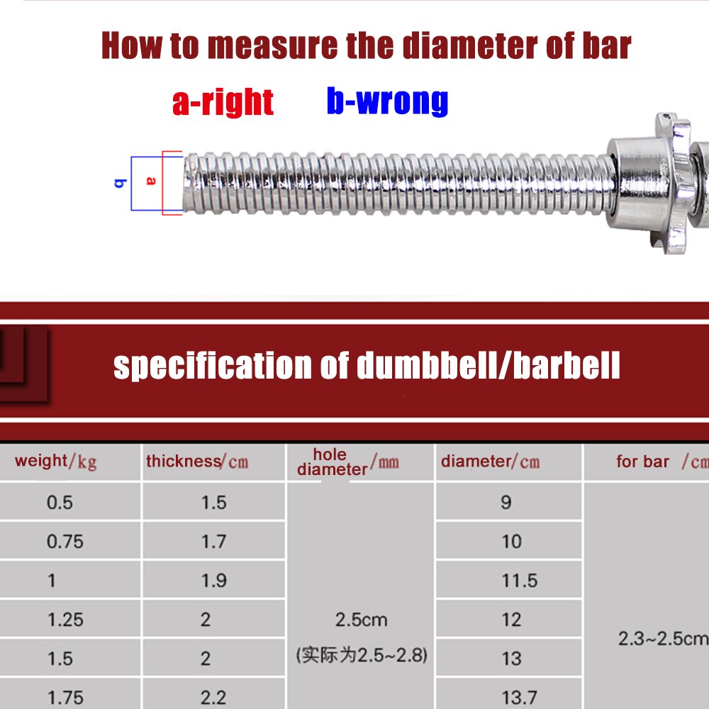 Dmar 1pc elektroplate manualer vekter for kondisjon vektløfting crossfit utstyr barbell gymmuskel styrke trening barbell