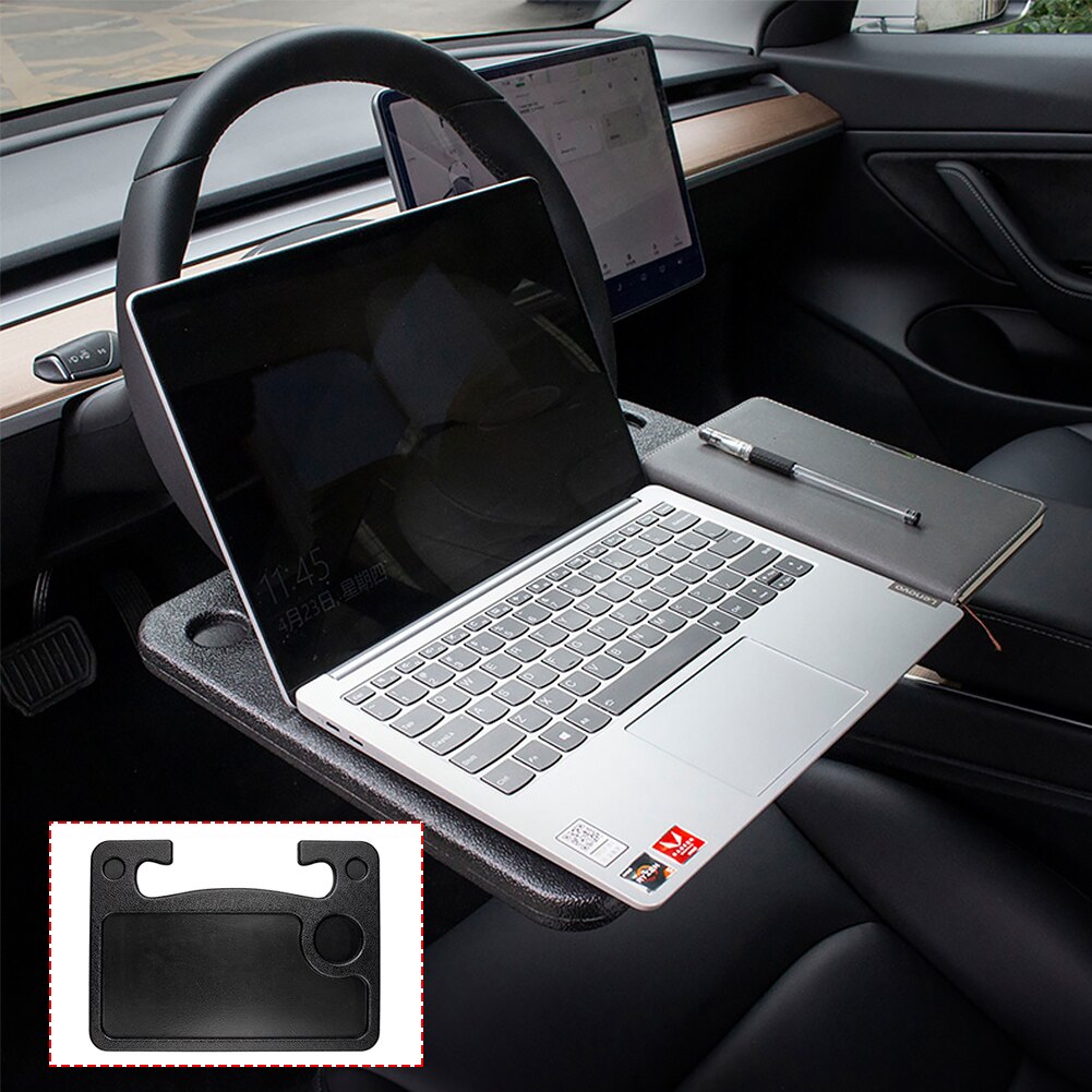 Support pour ordinateur portable tasse à eau volant bureau voiture accessoire Support porte-boissons manger manger amovible pour Tesla modèle 3 S X Y