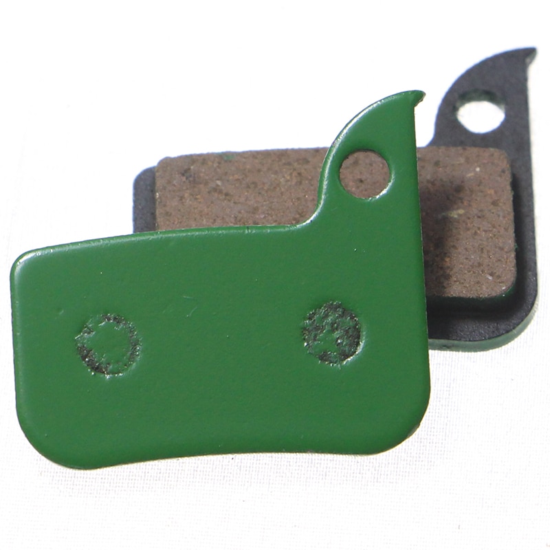 5 Pairs(10 PCS) Green Resin Bicycle Brake Pads Semi-Metallic for Hydraulic Disc Brake