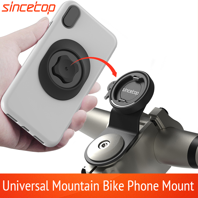 Mostek rowerowy uchwyt do telefonu, uchwyt na telefon rowerowy górski, uniwersalny aluminiowe na kierownicę telefon komórkowy na rowerze MTB szybkie podłączanie/odłączanie
