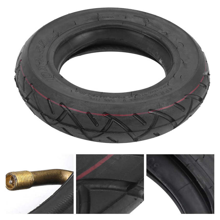 Scooter Wheel Tire Accessory 10 x 2.5inch Outer Tire Inner Tire Tube Set Electric Scooter Wheel Tire Accessory