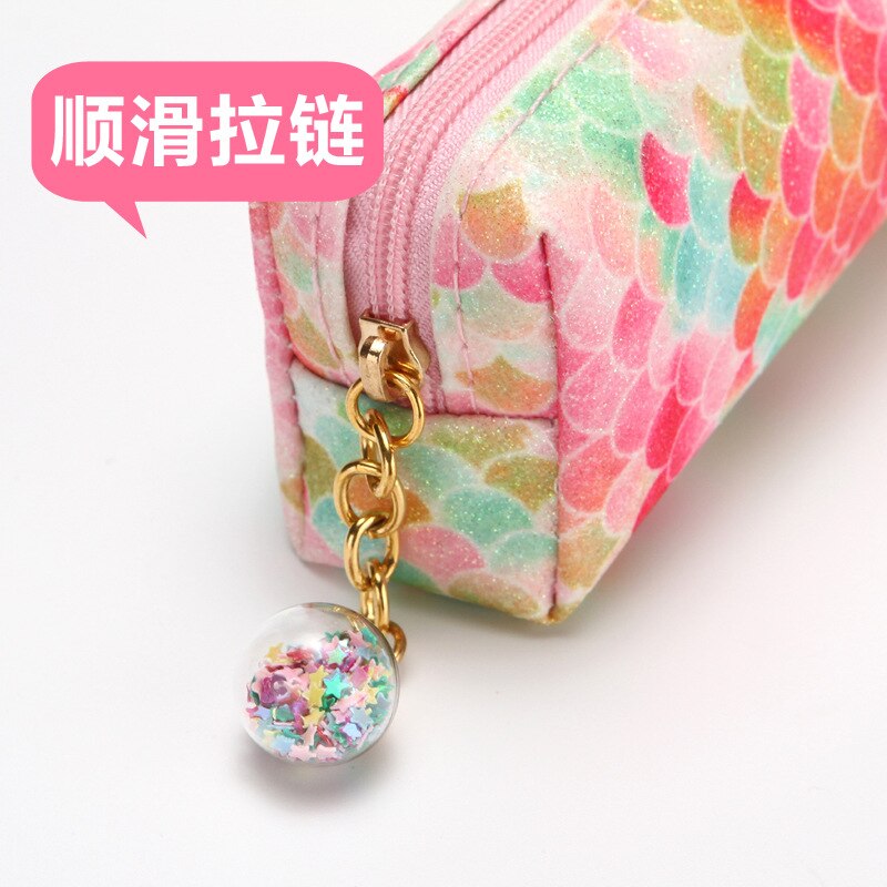Estuche Escolar de lentejuelas, Estuche Escolar de estilo Escolar, Para El Colegio