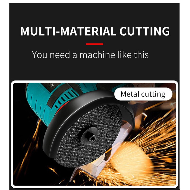 Cordless Cutter Brushless Electric Angle Grinder Grinding Machine Power Tools Grinding Polishing Machine 12V Mini Angle Grinder