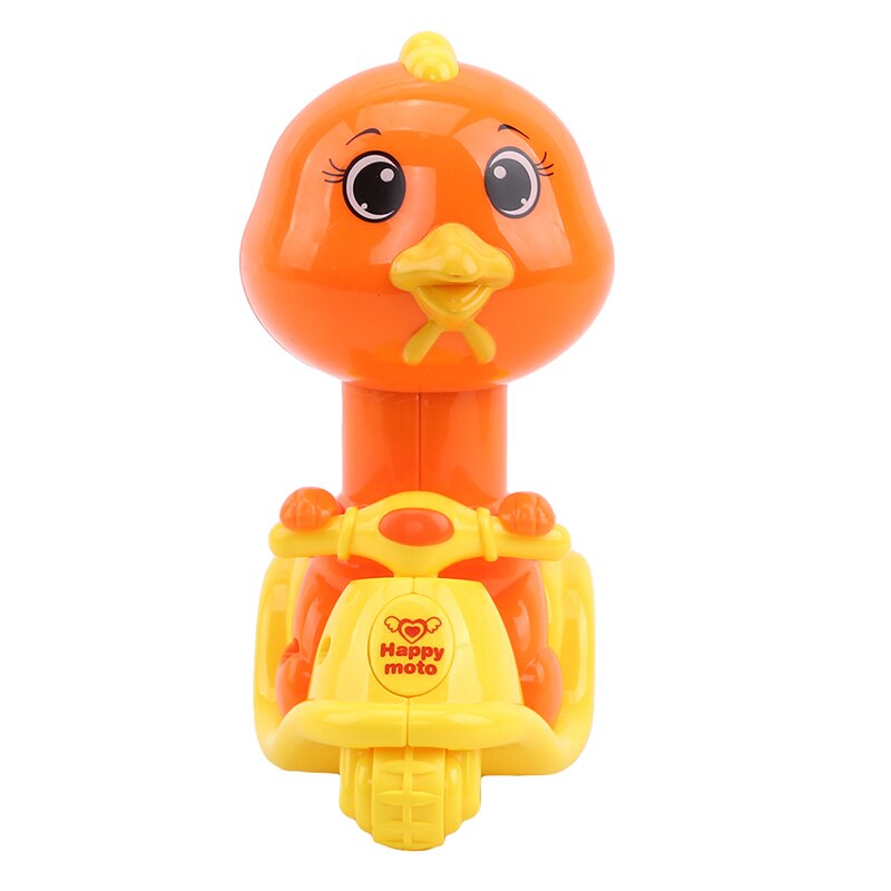 Cartoon Mini Tier Motorrad Spielzeug Druck Trägheit Auto Baby Pädagogisches Spielzeug Kinder Geburtstag: chick