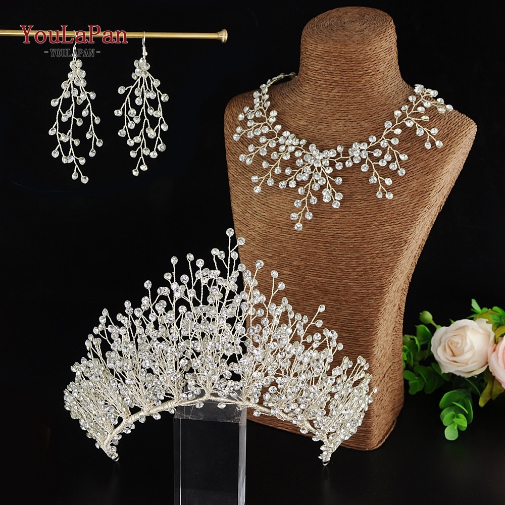 Youlapan HP193-S Bridal Tiara Voor Bruid Bruiloft Haar Kroon Meisjes Bruiloft Haaraccessoires Bruiloft Haar Sieraden Bruids Kroon