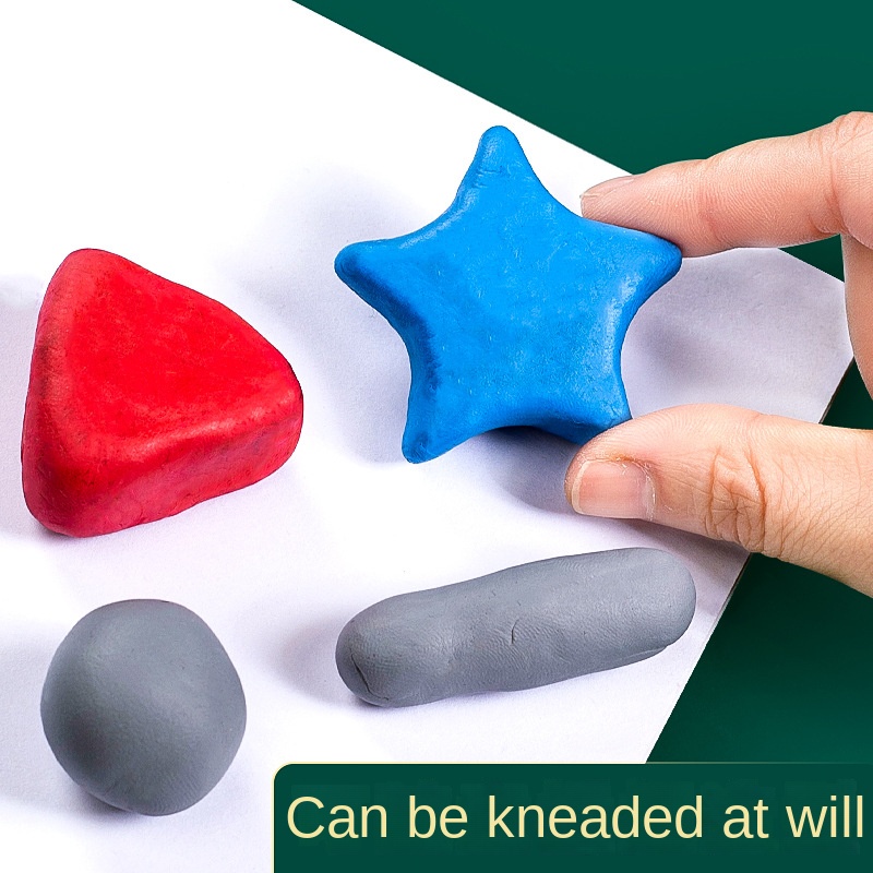 Faber-Castell Colored Kneaded Art Eraser Soft Durable Sketch Putty Rubber Kneadable Rubber Eraser Stationery School Art Supplies