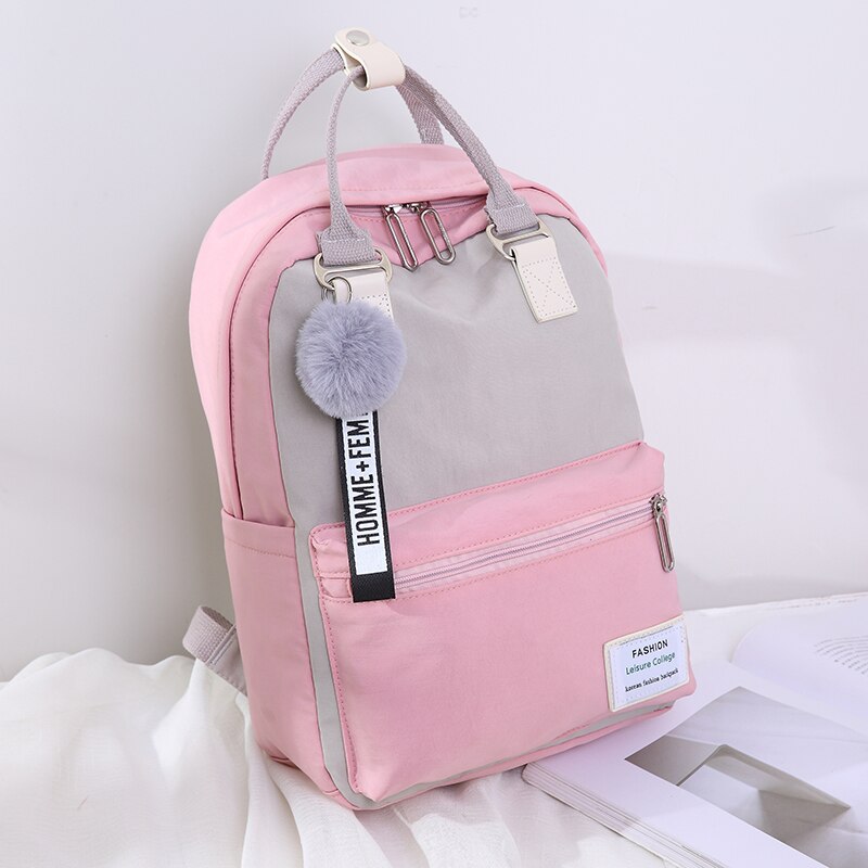 JULYCCINO Wasserdicht Nylon Rucksack Frauen Schule Schulter Tasche Bagpack für Teenager Mädchen Weibliche Reise Rucksäcke mochila