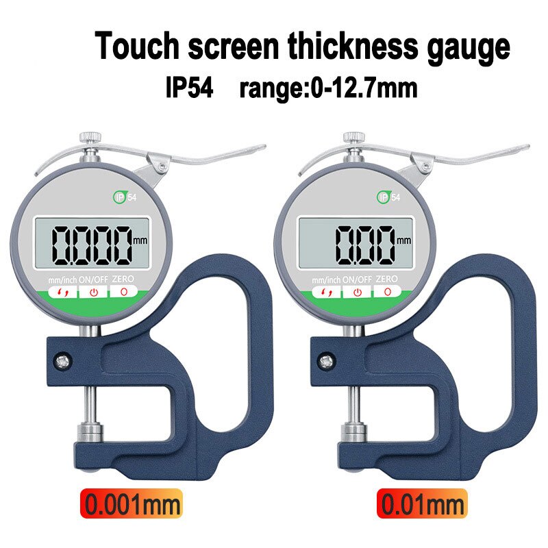 0-12.7mm 0.001mm Digital Thickness Gauge Meter Tou... – Vicedeal