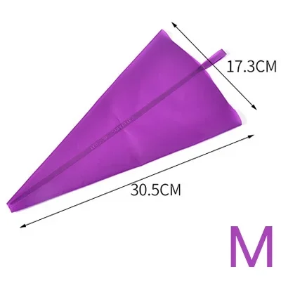 Pupple Siliconen Spuitzak Herbruikbare Icing Spuitzak Diy Fondant Zoetwaren Tas Keuken Cake Decorating Bakken Tools: Beige